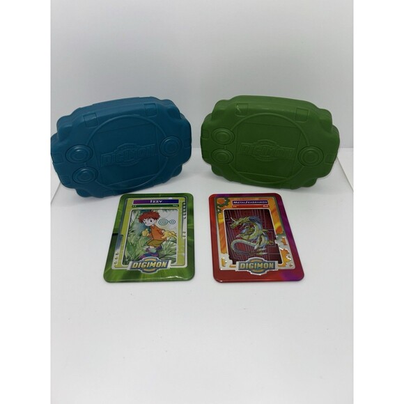 Digimon Taco Bell Promotional Metal Cards Container Metalseadramon 2000 Vintage - Picture 5 of 5